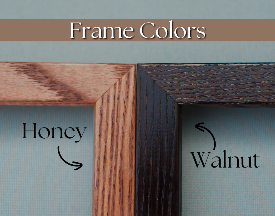 Custom lithophane in wooden frame to hang on a window frame variants
